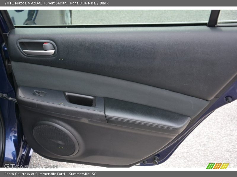 Kona Blue Mica / Black 2011 Mazda MAZDA6 i Sport Sedan