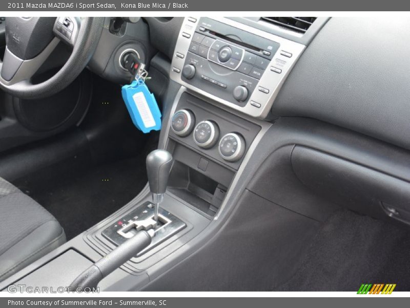 Kona Blue Mica / Black 2011 Mazda MAZDA6 i Sport Sedan