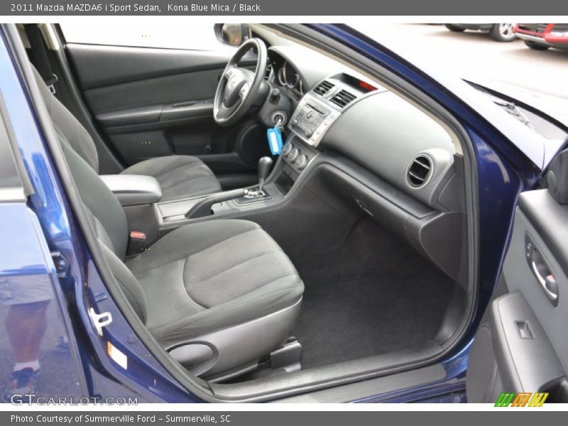 Kona Blue Mica / Black 2011 Mazda MAZDA6 i Sport Sedan