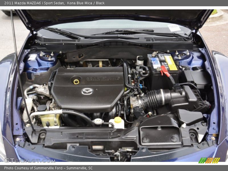 Kona Blue Mica / Black 2011 Mazda MAZDA6 i Sport Sedan