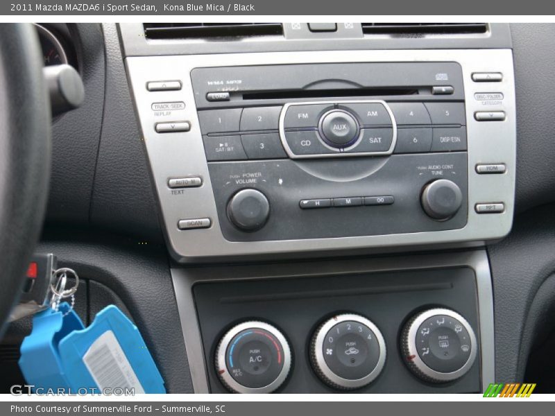 Kona Blue Mica / Black 2011 Mazda MAZDA6 i Sport Sedan