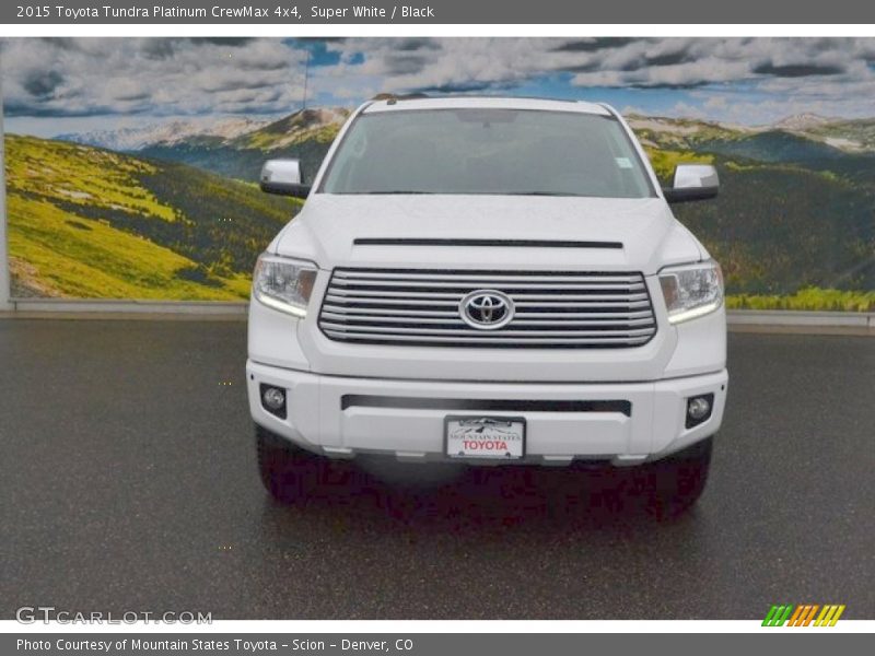 Super White / Black 2015 Toyota Tundra Platinum CrewMax 4x4