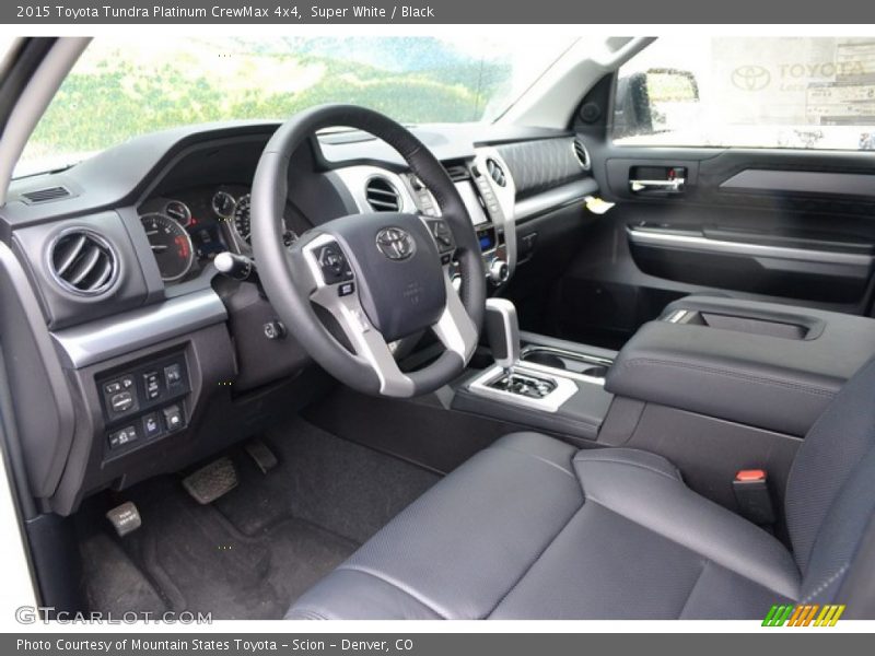 Super White / Black 2015 Toyota Tundra Platinum CrewMax 4x4