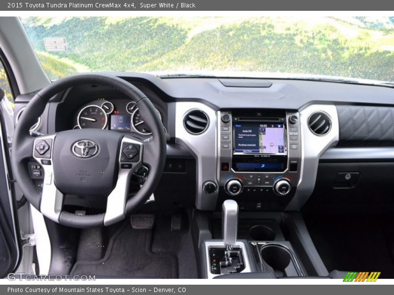Super White / Black 2015 Toyota Tundra Platinum CrewMax 4x4