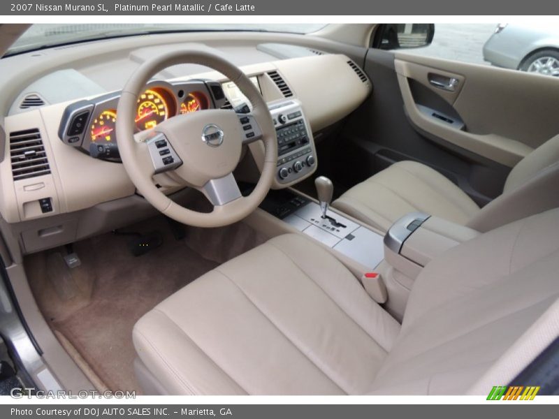 Platinum Pearl Matallic / Cafe Latte 2007 Nissan Murano SL