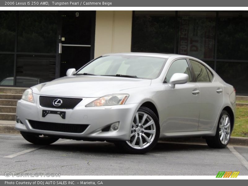 Tungsten Pearl / Cashmere Beige 2006 Lexus IS 250 AWD