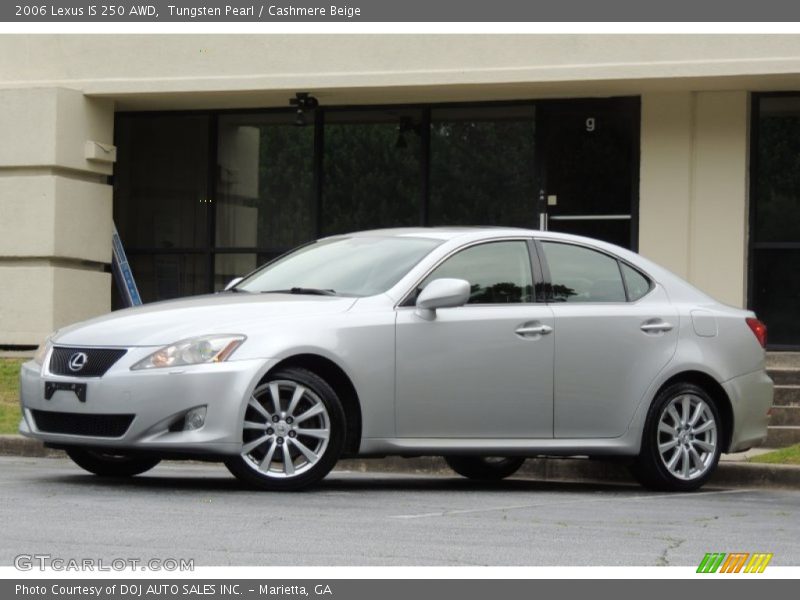 Tungsten Pearl / Cashmere Beige 2006 Lexus IS 250 AWD