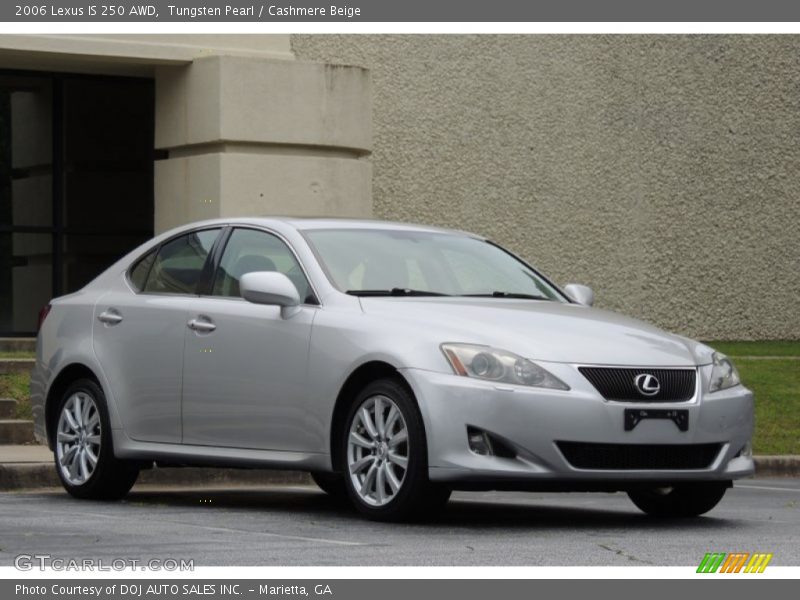 Tungsten Pearl / Cashmere Beige 2006 Lexus IS 250 AWD