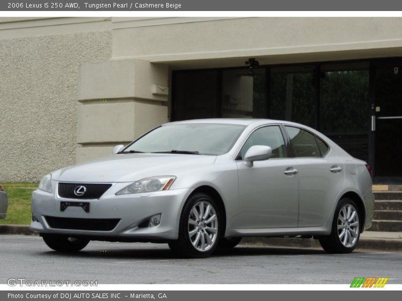 Tungsten Pearl / Cashmere Beige 2006 Lexus IS 250 AWD