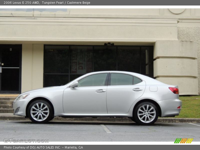 Tungsten Pearl / Cashmere Beige 2006 Lexus IS 250 AWD