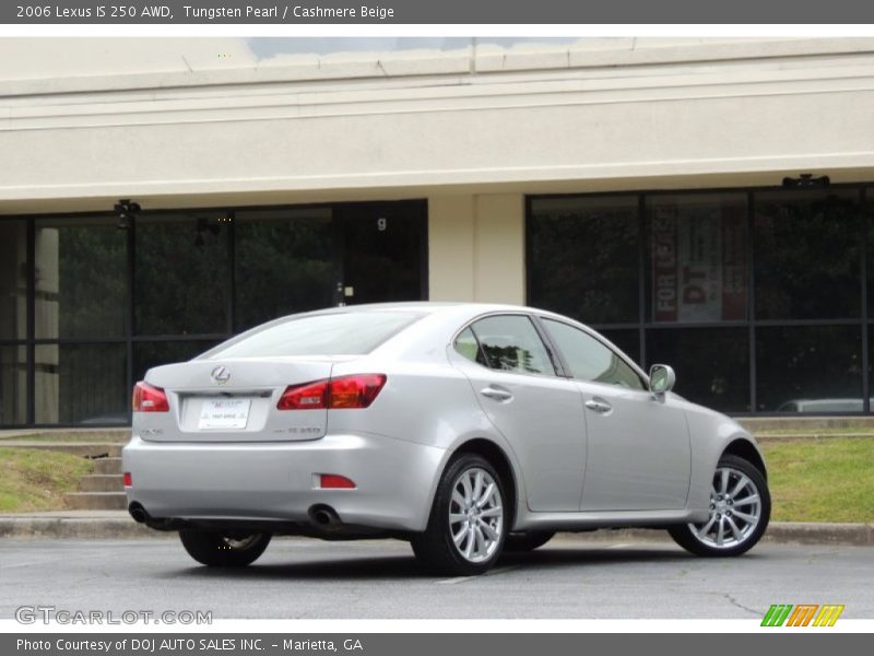 Tungsten Pearl / Cashmere Beige 2006 Lexus IS 250 AWD
