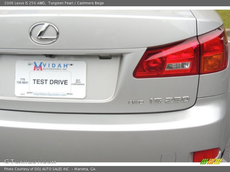 Tungsten Pearl / Cashmere Beige 2006 Lexus IS 250 AWD