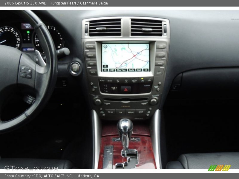 Tungsten Pearl / Cashmere Beige 2006 Lexus IS 250 AWD