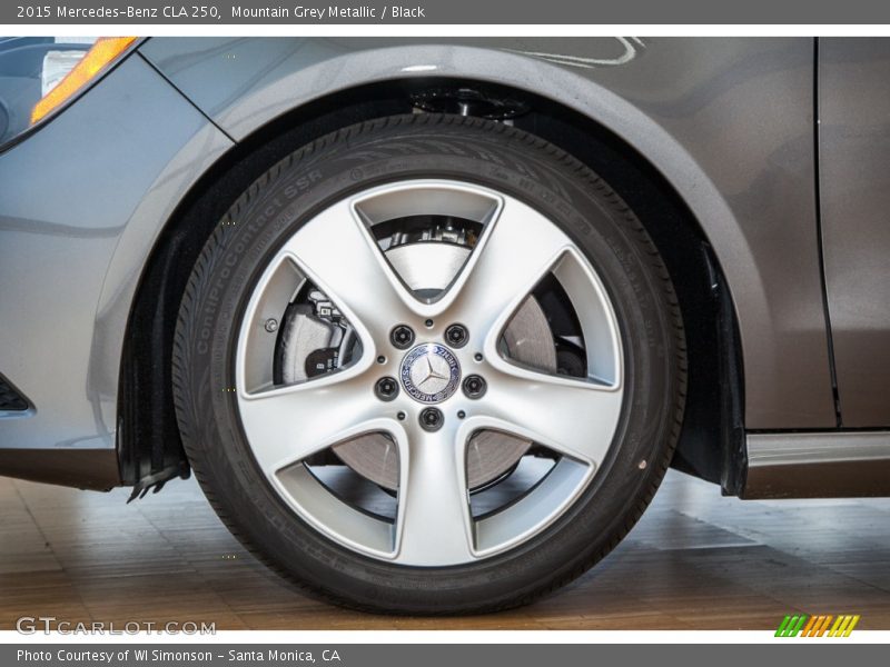 Mountain Grey Metallic / Black 2015 Mercedes-Benz CLA 250