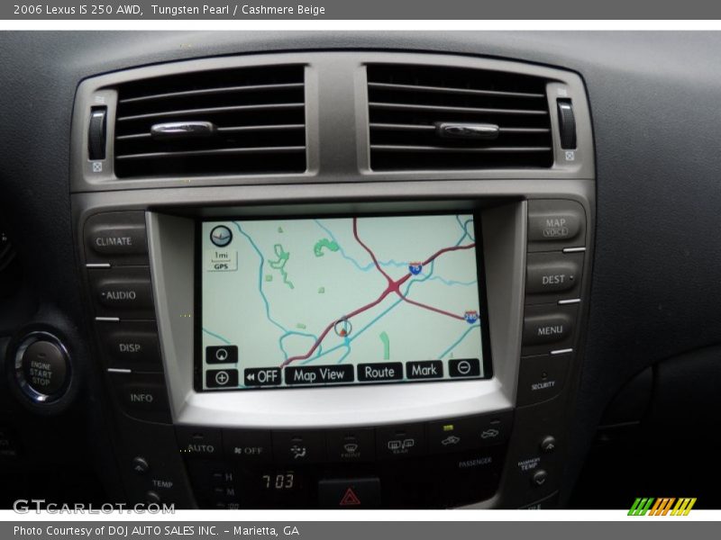 Tungsten Pearl / Cashmere Beige 2006 Lexus IS 250 AWD