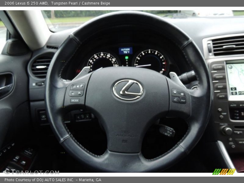 Tungsten Pearl / Cashmere Beige 2006 Lexus IS 250 AWD