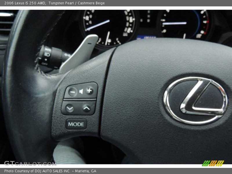 Tungsten Pearl / Cashmere Beige 2006 Lexus IS 250 AWD