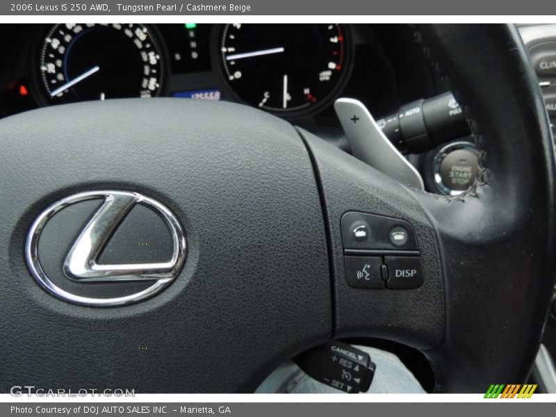 Tungsten Pearl / Cashmere Beige 2006 Lexus IS 250 AWD