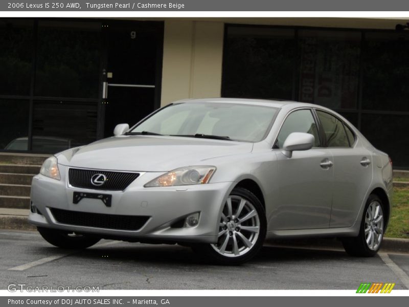 Tungsten Pearl / Cashmere Beige 2006 Lexus IS 250 AWD