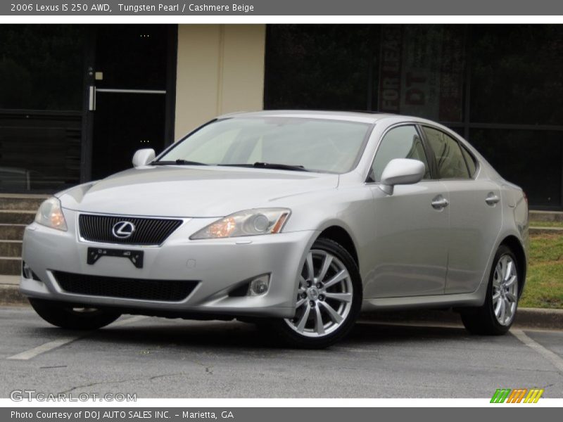 Tungsten Pearl / Cashmere Beige 2006 Lexus IS 250 AWD