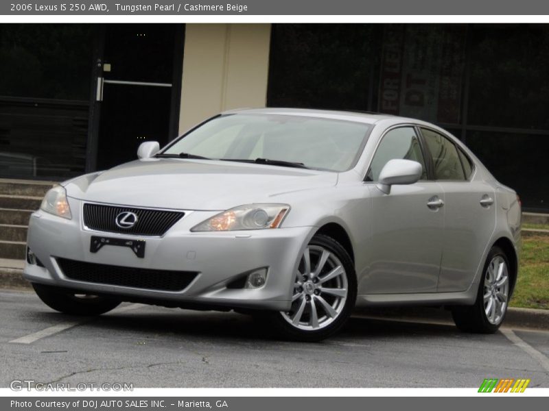 Tungsten Pearl / Cashmere Beige 2006 Lexus IS 250 AWD