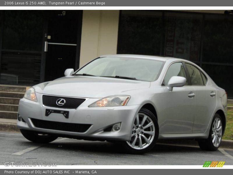 Tungsten Pearl / Cashmere Beige 2006 Lexus IS 250 AWD
