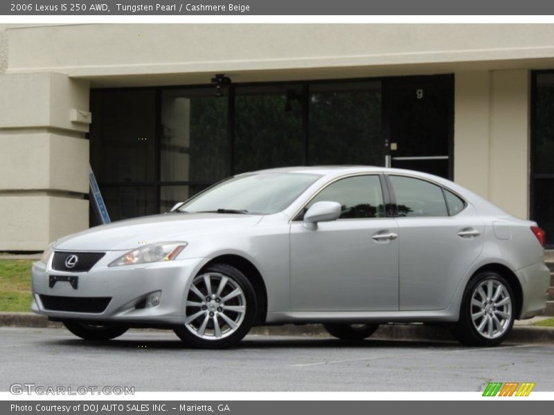 Tungsten Pearl / Cashmere Beige 2006 Lexus IS 250 AWD