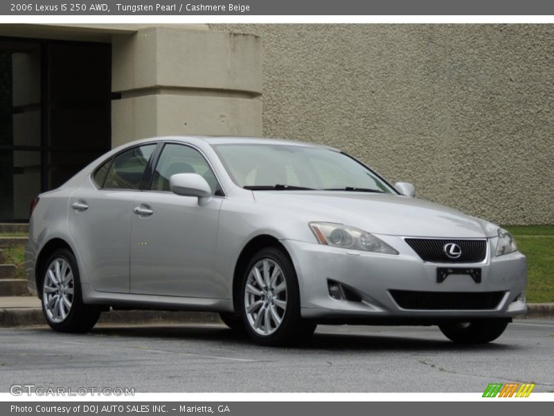 Tungsten Pearl / Cashmere Beige 2006 Lexus IS 250 AWD