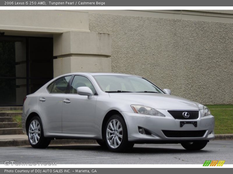 Tungsten Pearl / Cashmere Beige 2006 Lexus IS 250 AWD