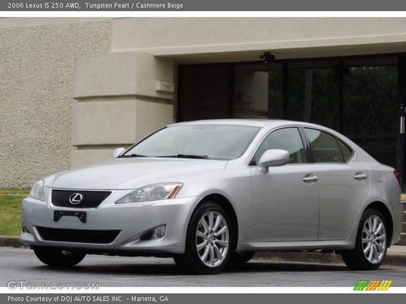 Tungsten Pearl / Cashmere Beige 2006 Lexus IS 250 AWD