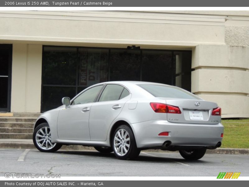 Tungsten Pearl / Cashmere Beige 2006 Lexus IS 250 AWD