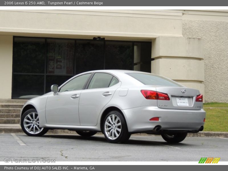 Tungsten Pearl / Cashmere Beige 2006 Lexus IS 250 AWD