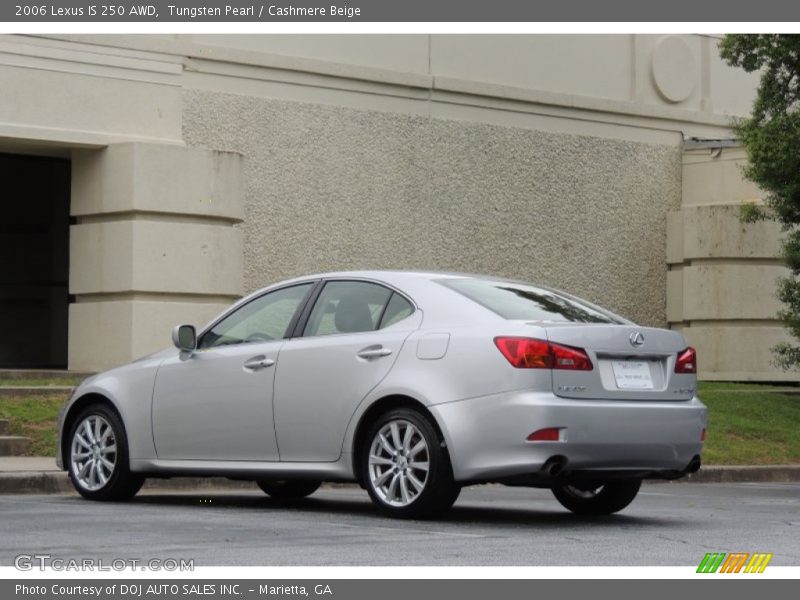 Tungsten Pearl / Cashmere Beige 2006 Lexus IS 250 AWD