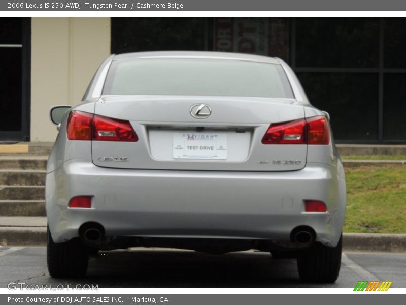 Tungsten Pearl / Cashmere Beige 2006 Lexus IS 250 AWD