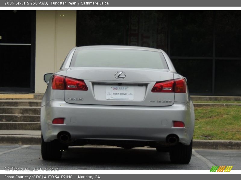 Tungsten Pearl / Cashmere Beige 2006 Lexus IS 250 AWD
