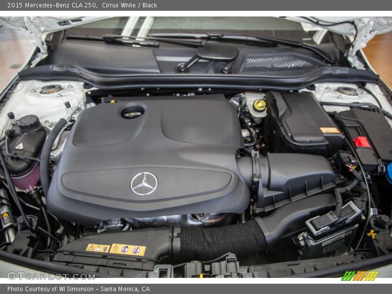 Cirrus White / Black 2015 Mercedes-Benz CLA 250