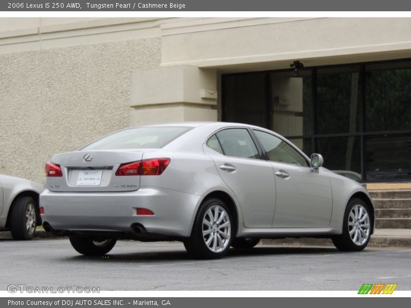 Tungsten Pearl / Cashmere Beige 2006 Lexus IS 250 AWD