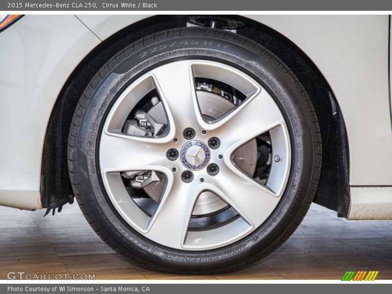 Cirrus White / Black 2015 Mercedes-Benz CLA 250