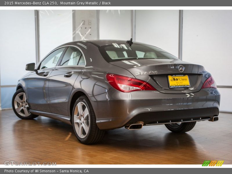 Mountain Grey Metallic / Black 2015 Mercedes-Benz CLA 250