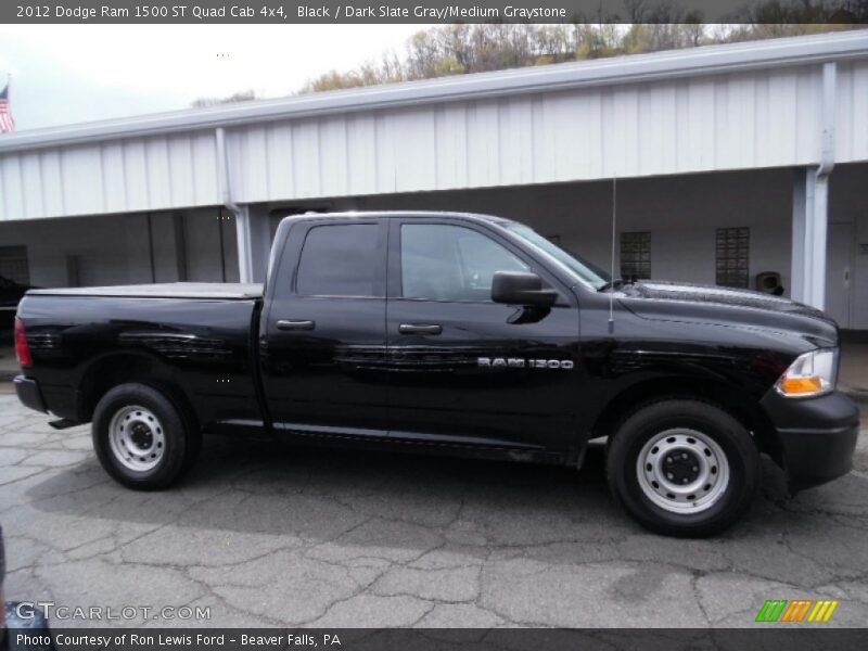 Black / Dark Slate Gray/Medium Graystone 2012 Dodge Ram 1500 ST Quad Cab 4x4