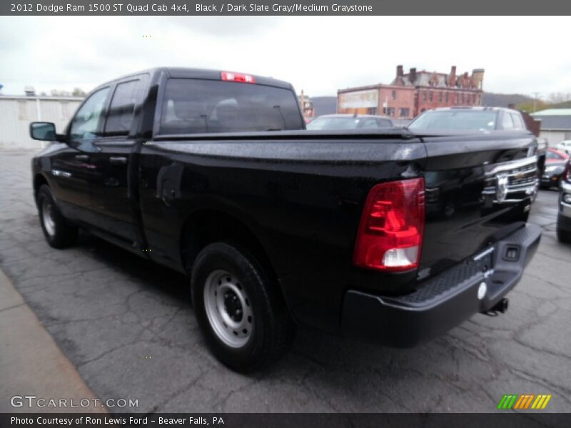 Black / Dark Slate Gray/Medium Graystone 2012 Dodge Ram 1500 ST Quad Cab 4x4