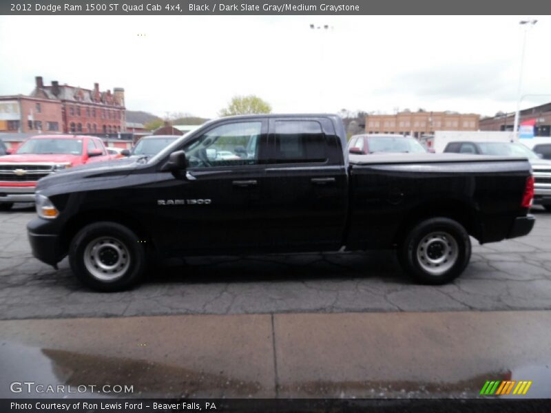 Black / Dark Slate Gray/Medium Graystone 2012 Dodge Ram 1500 ST Quad Cab 4x4