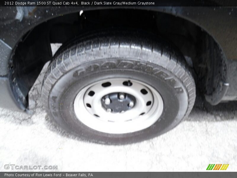 Black / Dark Slate Gray/Medium Graystone 2012 Dodge Ram 1500 ST Quad Cab 4x4