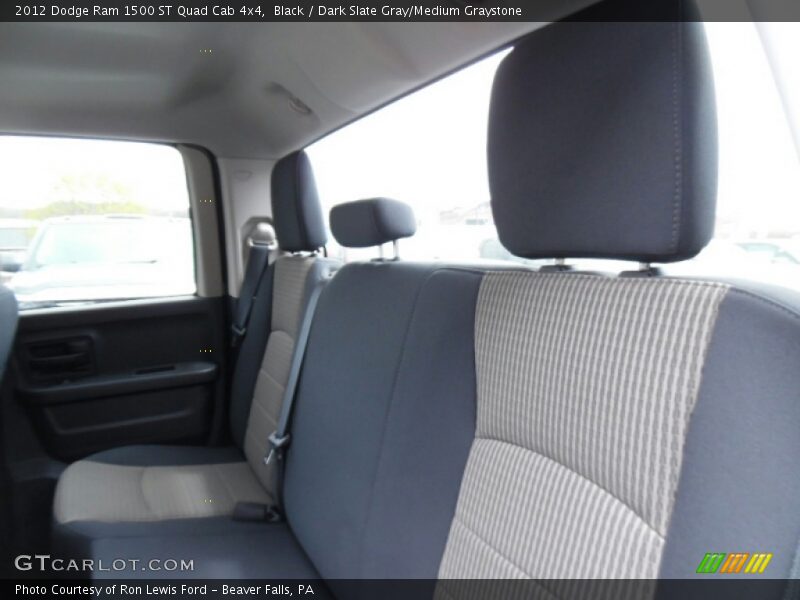Black / Dark Slate Gray/Medium Graystone 2012 Dodge Ram 1500 ST Quad Cab 4x4