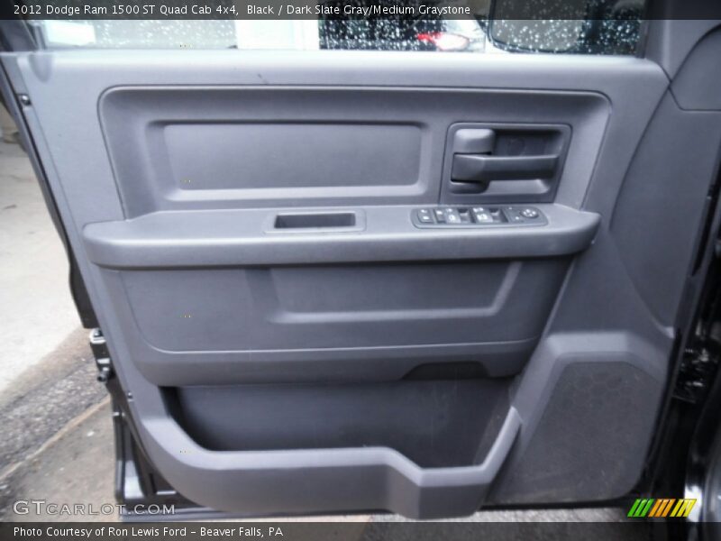 Black / Dark Slate Gray/Medium Graystone 2012 Dodge Ram 1500 ST Quad Cab 4x4