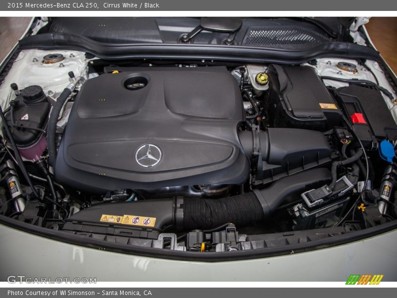 Cirrus White / Black 2015 Mercedes-Benz CLA 250
