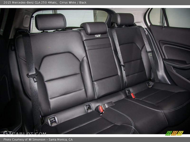 Cirrus White / Black 2015 Mercedes-Benz GLA 250 4Matic