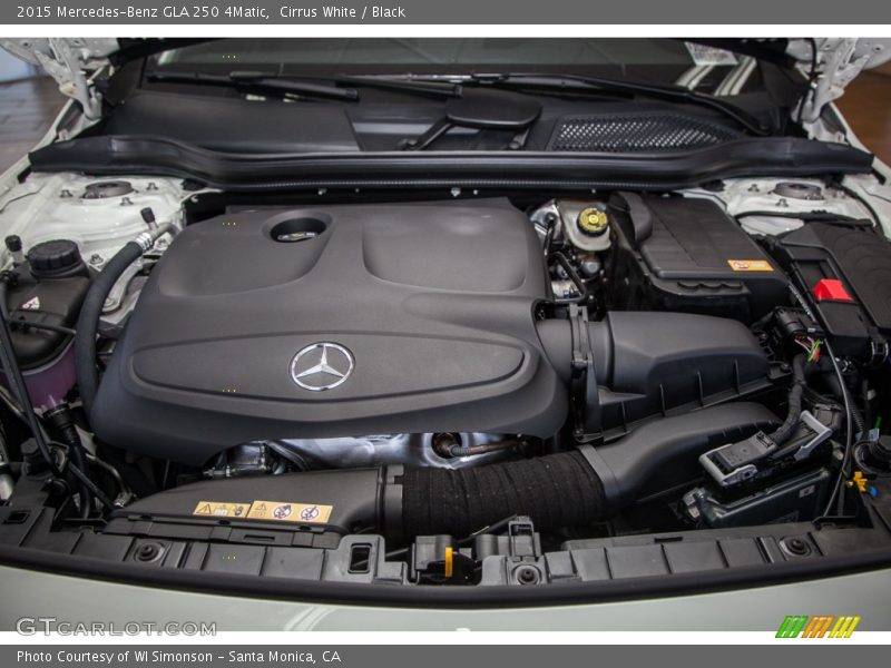 Cirrus White / Black 2015 Mercedes-Benz GLA 250 4Matic