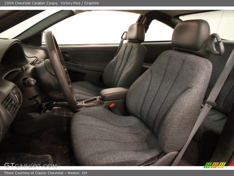 Victory Red / Graphite 2004 Chevrolet Cavalier Coupe