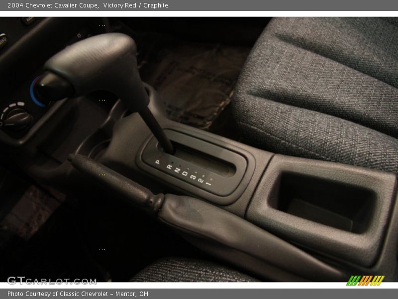 Victory Red / Graphite 2004 Chevrolet Cavalier Coupe